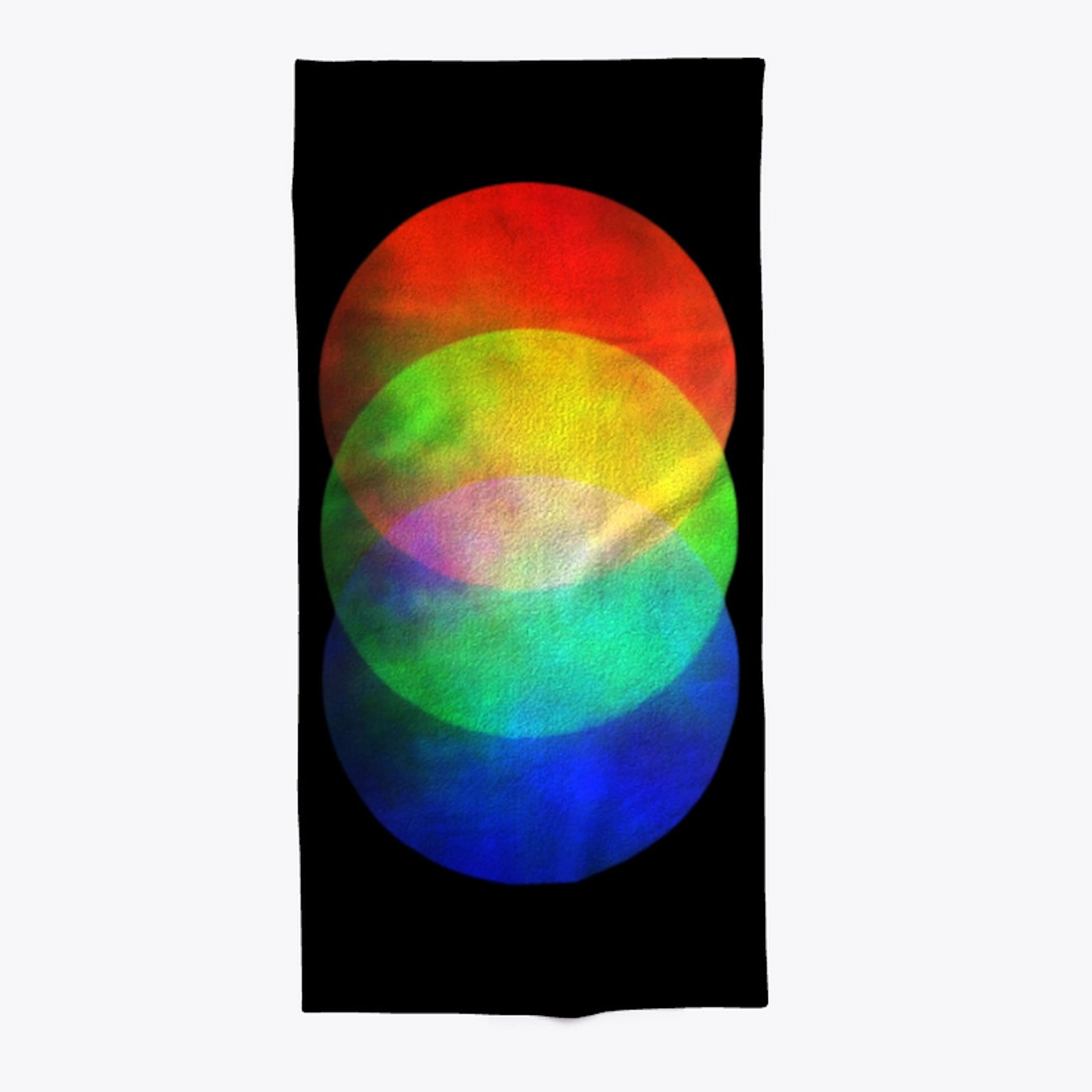 The Moon | Beach Towel | Abstract Outlet